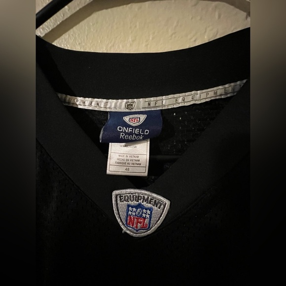 VINTAGE PITTSBURGH STEELERS BEN ROETHLISBERGER AUTHENTIC REEBOK JERSEY 48 NFL - Picture 11 of 13